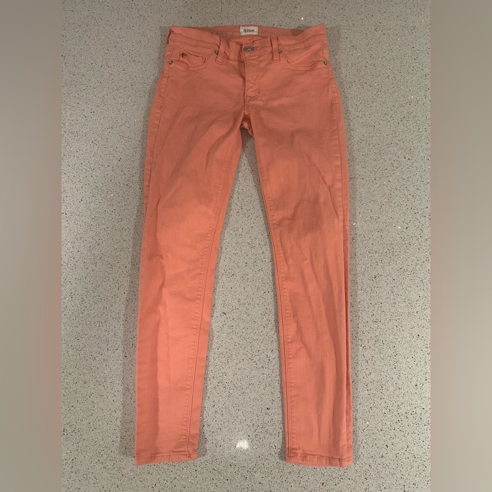 Hudson Jeans Women's Cropped Coral Jeans 26